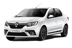 Renault Clio Symbol Blanche en location chez BledyGo