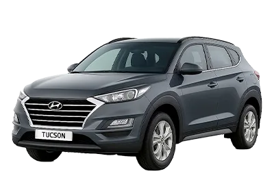 Hyundai Tucson gris SUV diesel en location chez BledyGo